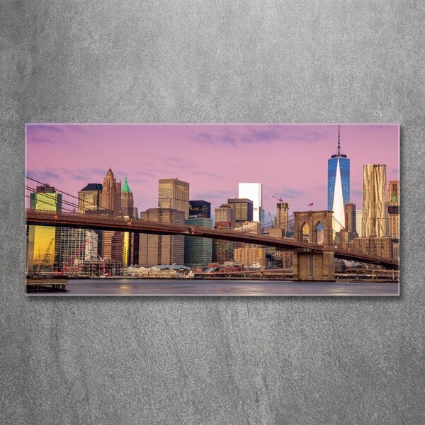 Tablou pe pe sticlă Manhattan New York City