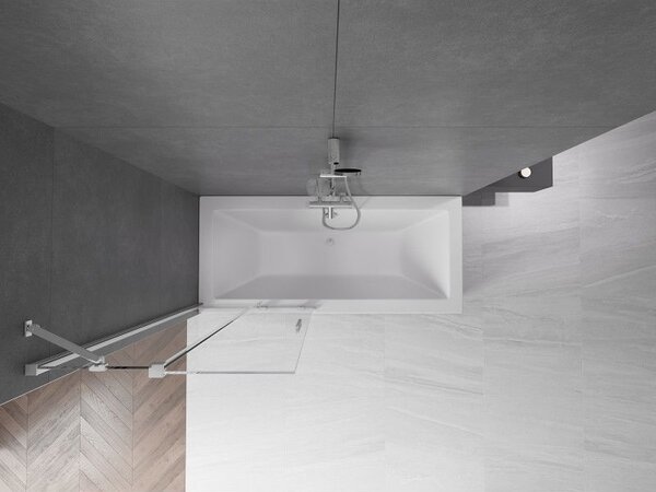 Mexen Velar paravan de baie cu 2 uși culisante 85 x 150 cm, transparent, crom - 896-085-000-01-01