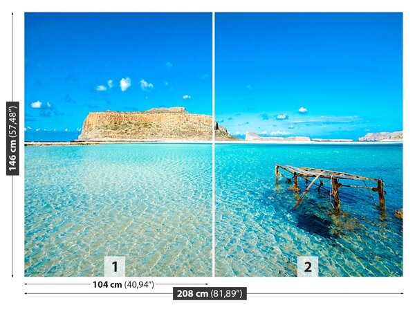 Fototapet Lagoon Grecia