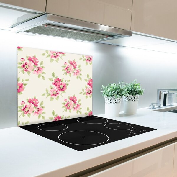 Tocator din sticla model floare
