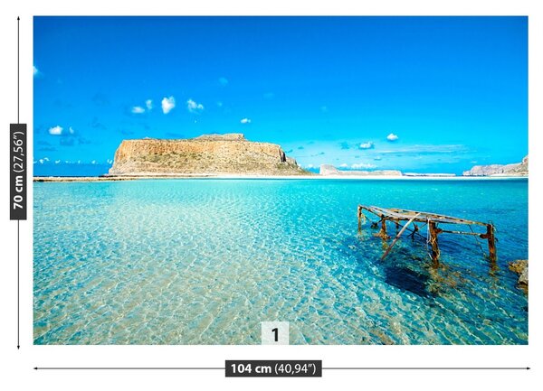 Fototapet Lagoon Grecia