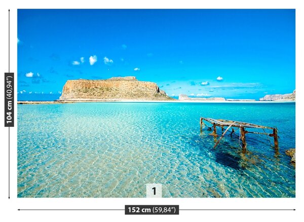 Fototapet Lagoon Grecia