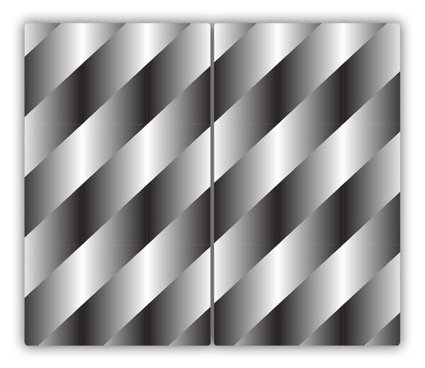 Tocator din sticla dungi abstracte