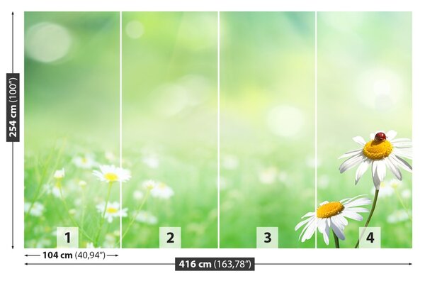 Fototapet Green muşeţel