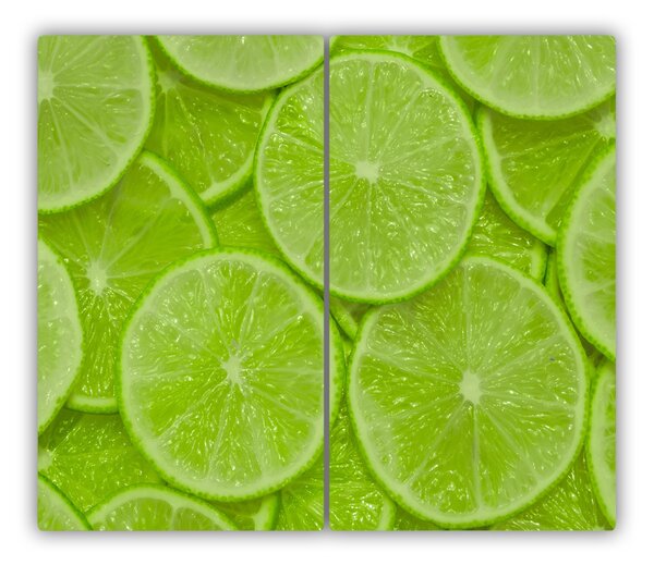 Tocator din sticla Lămâie verde