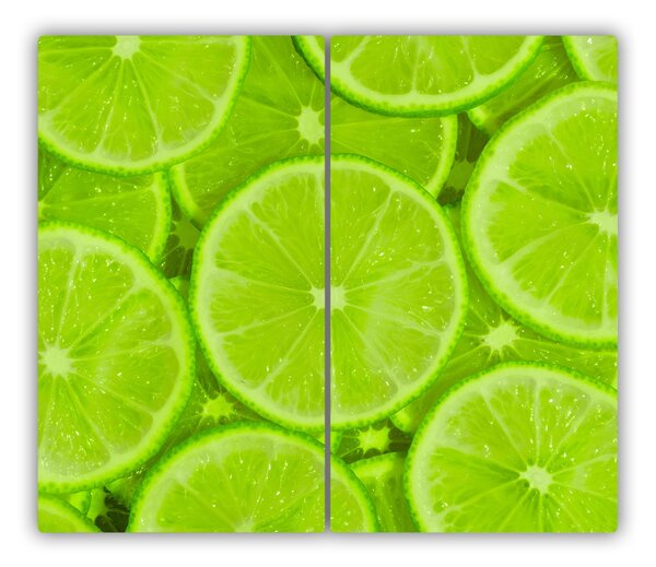 Tocator din sticla Lămâie verde