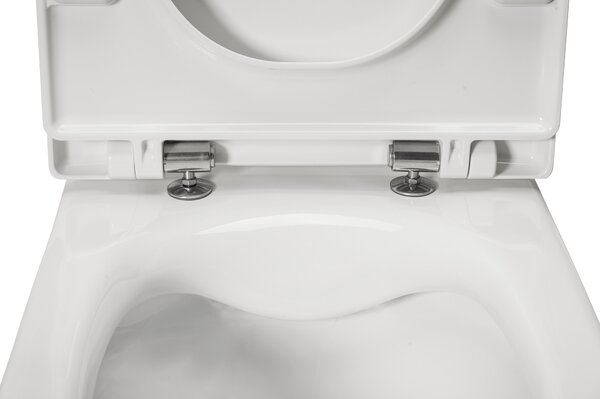Roca Gap vas wc cu capac soft-close agăţat fără margine alb A34H470000