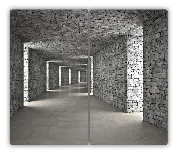 Tocator din sticla cărămizi tunel