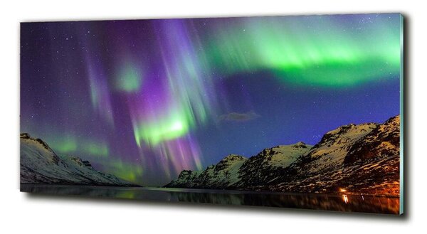 Tablou din Sticlă Aurora boreala