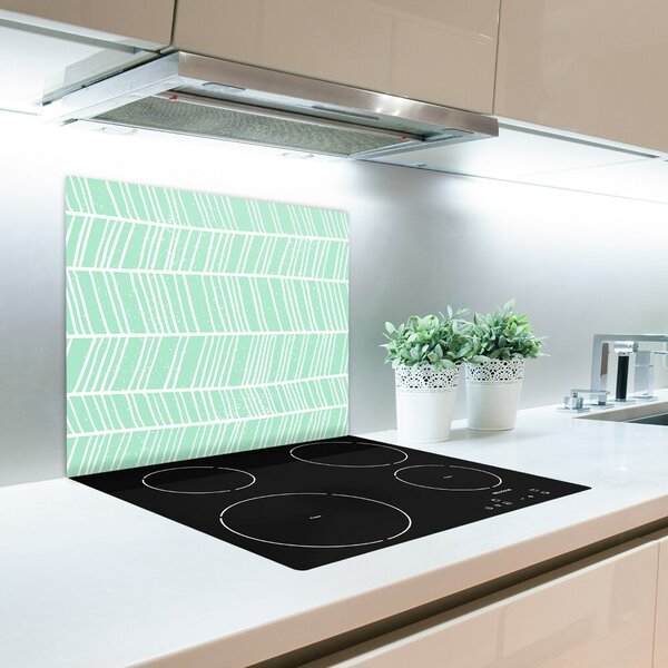 Tocator din sticla herringbone