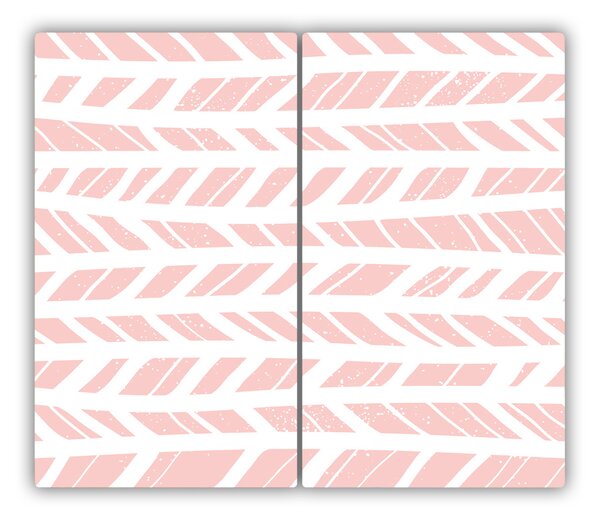Tocator din sticla herringbone