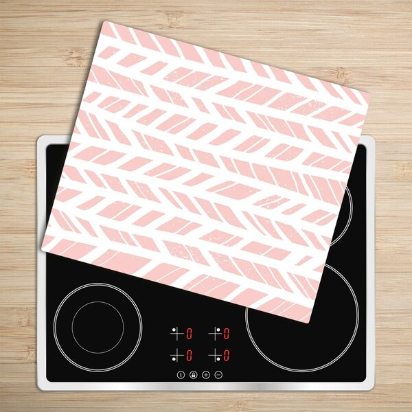 Tocator din sticla herringbone