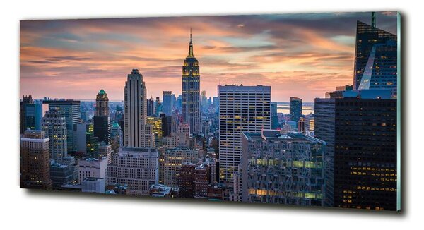 Tablou sticlă Manhattan New York City