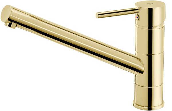 FDesign Flusso baterie bucătărie pe picior galben FD1-FLS-4-55