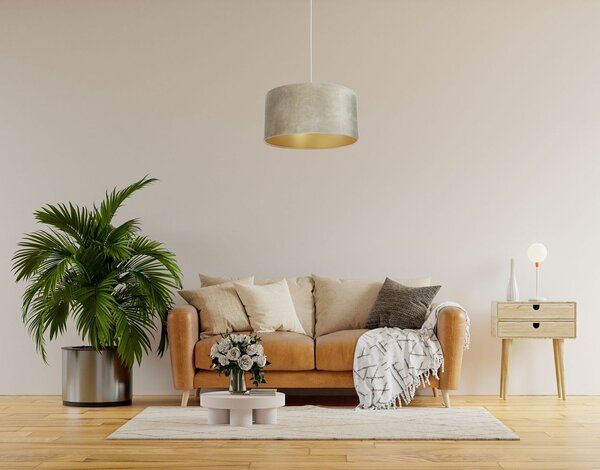 BPS Koncept Ginger lampă suspendată 1x60 W auriu-bej 0E0-152-50