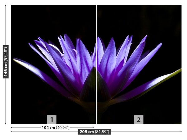 Fototapet Purple Lotus