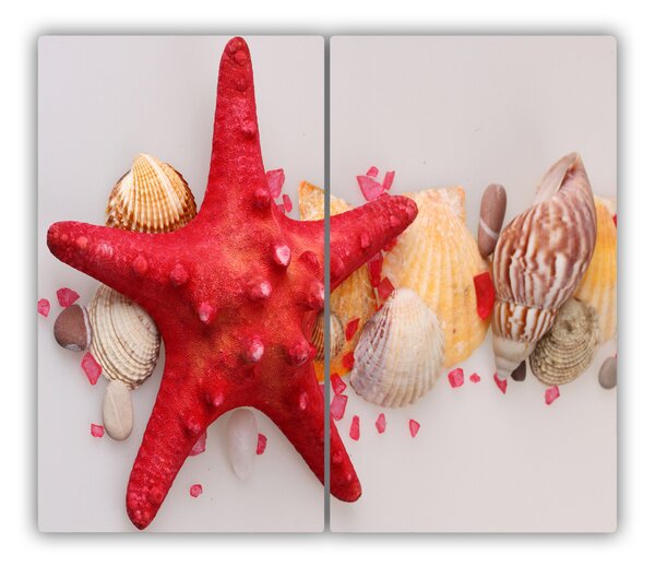 Tocator din sticla coji de Starfish