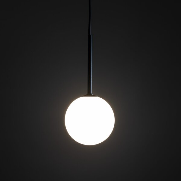 TK Lighting Martin lampă suspendată 1x6 W alb-negru 4502