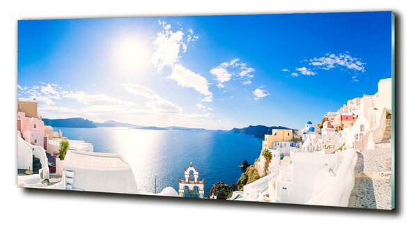 Tablou din Sticlă Santorini, Grecia