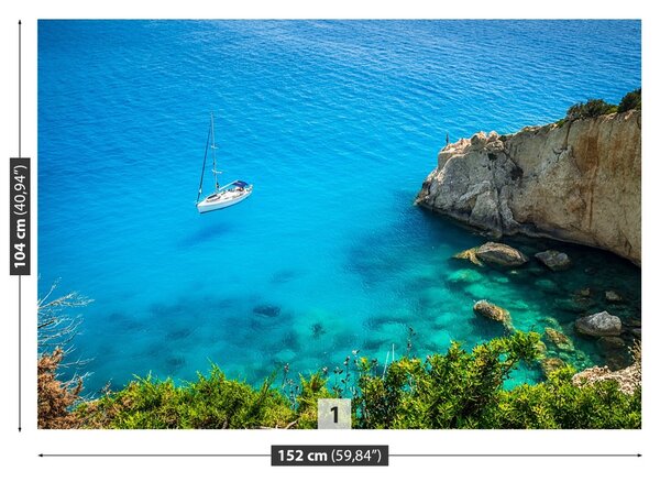 Fototapet Grecia Yacht