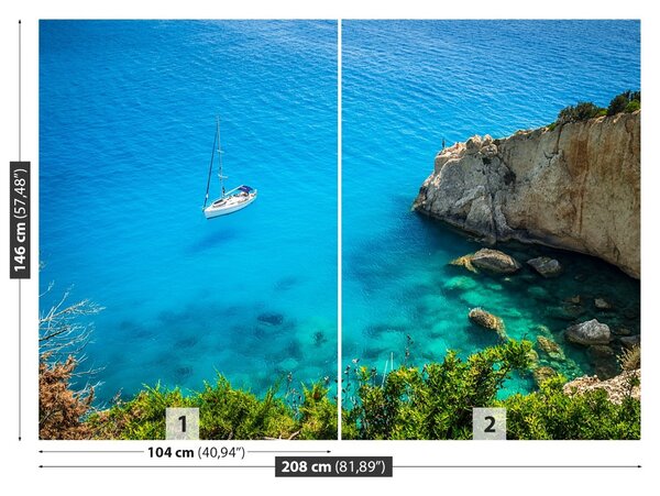 Fototapet Grecia Yacht