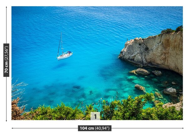 Fototapet Grecia Yacht