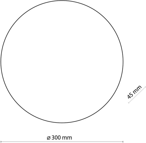 TK Lighting Luna lampă de perete 4x6 W negru 6013