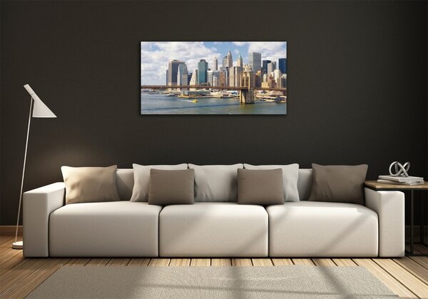 Tablou sticlă Manhattan New York City