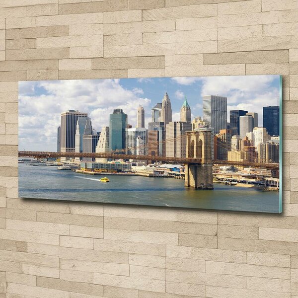 Tablou sticlă Manhattan New York City