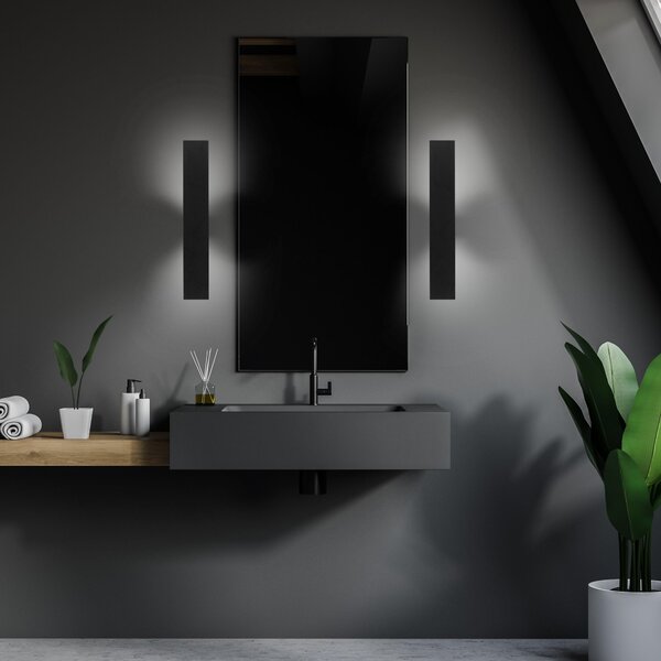 TK Lighting Navi lampă de perete 2x6 W negru 4753