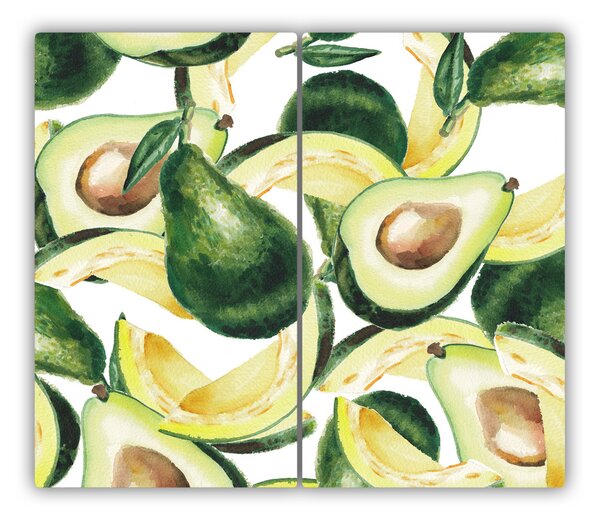 Tocator din sticla Avocado