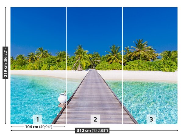 Fototapet Palm Beach