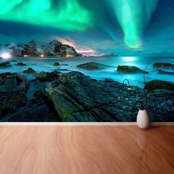 Fototapet Aurora boreala