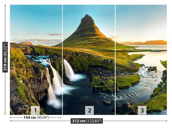 Fototapet Mount Kirkjufell