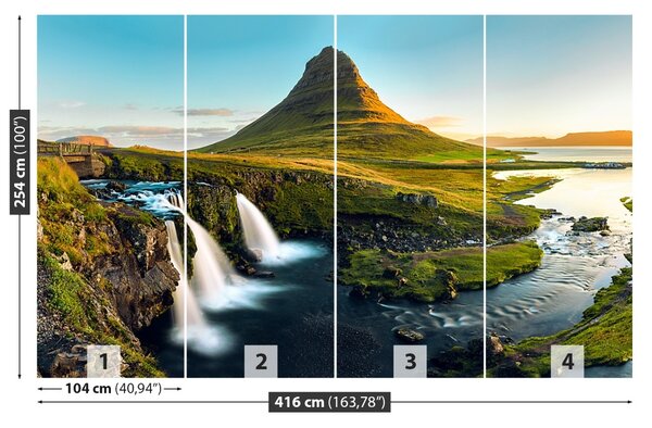 Fototapet Mount Kirkjufell