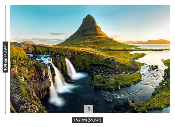 Fototapet Mount Kirkjufell
