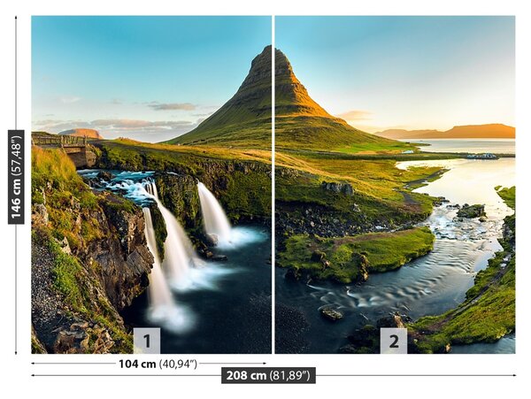 Fototapet Mount Kirkjufell
