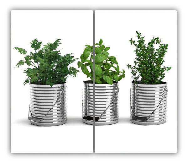 Tocator din sticla plante aromatice