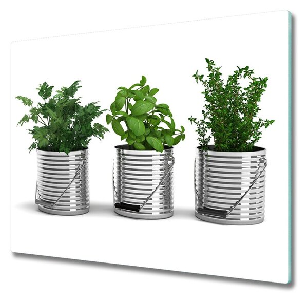 Tocator din sticla plante aromatice