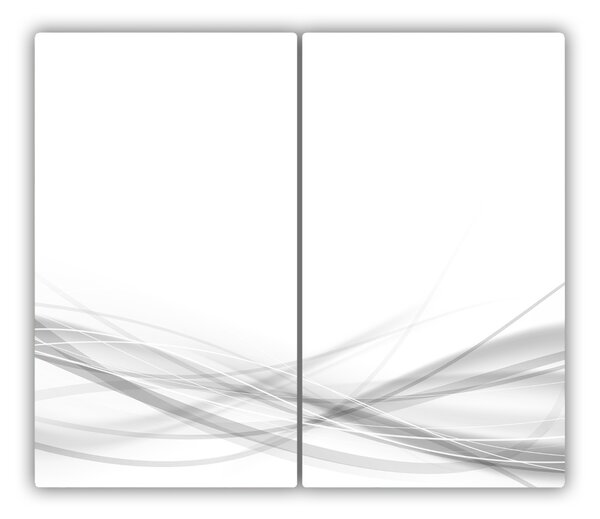 Tocator din sticla valuri abstracte