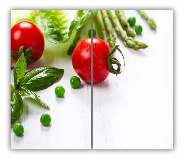 Tocator din sticla Legume proaspete