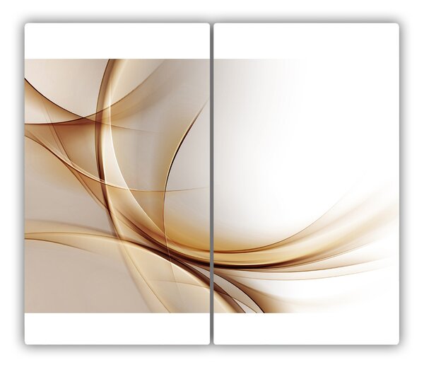Tocator din sticla valuri abstracte