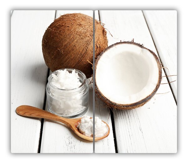 Tocator din sticla Ulei de cocos