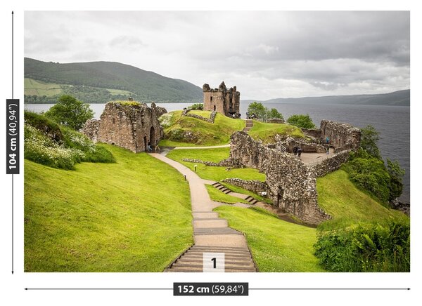 Fototapet Loch Ness Castle