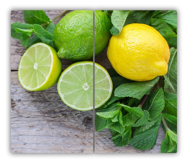 Tocator din sticla Lime si lamaie