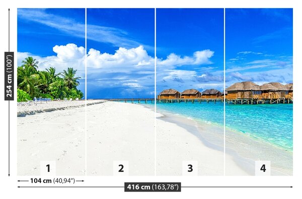 Fototapet Insulele Maldive