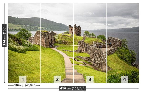 Fototapet Loch Ness Castle
