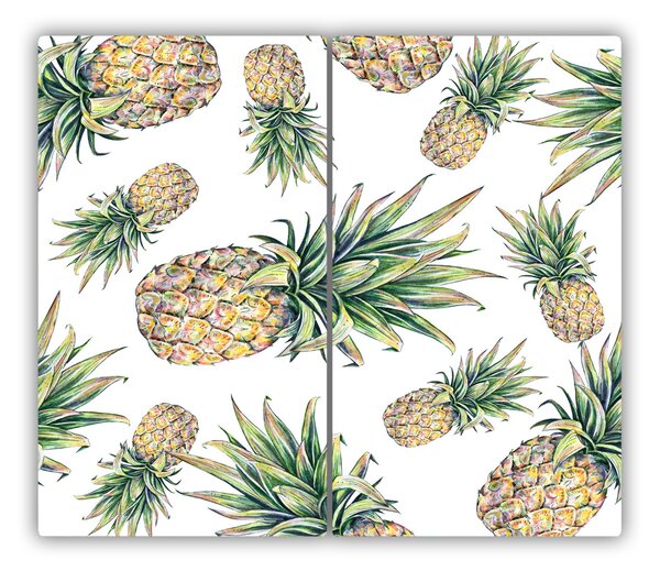 Tocator din sticla Ananas