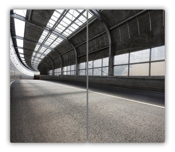 Tocator din sticla Road în tunel
