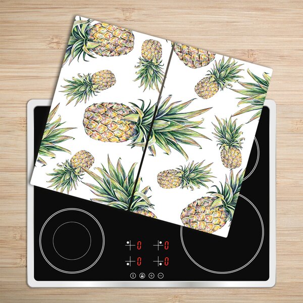 Tocator din sticla Ananas